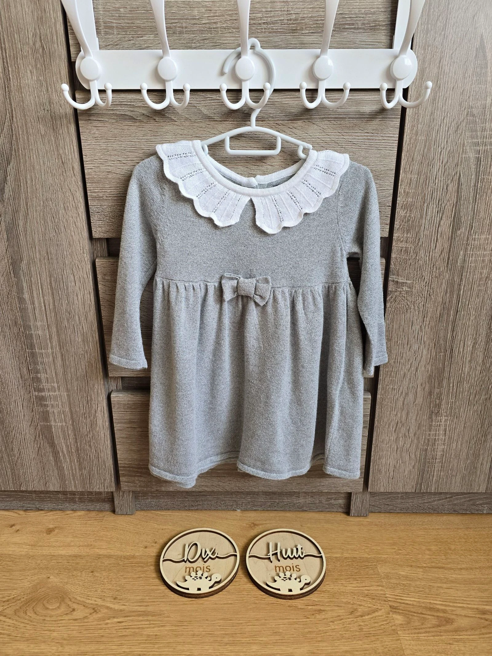 Vêtement Bébé Fille - Robe grise - Sergent Major - 18 mois 80 cm